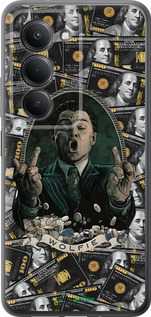 Силиконовый чехол Волк с валл стрит для Xiaomi Redmi 15 4G - 6287u-4136 изображение 