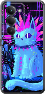 Силиконовый чехол Кот панк для Xiaomi Redmi 15 4G - 6311u-4136 изображение 