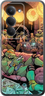Силиконовый чехол Черепашки нинзя для Xiaomi Redmi 15 4G - 6346u-4136 изображение 