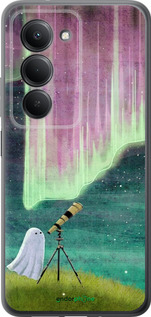 Силиконовый чехол Привидение и звезды для Xiaomi Redmi 15 4G - 6443u-4136 изображение 