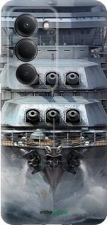 Силиконовый чехол Линкор, world of tanks, wargaming, военный корабль для Xiaomi Redmi 15 4G - 6453u-4136 изображение 