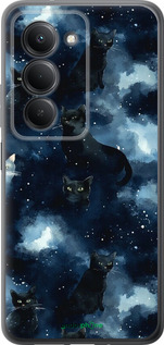 Силиконовый чехол 'Изображение Кошек с тёмной акварелью' для Xiaomi Redmi 15 4G изображение 5
