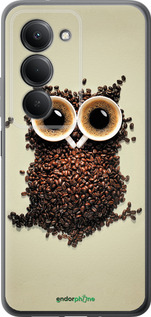 Силиконовый чехол Сова из кофе для Xiaomi Redmi 15 4G - 777u-4136 изображение 
