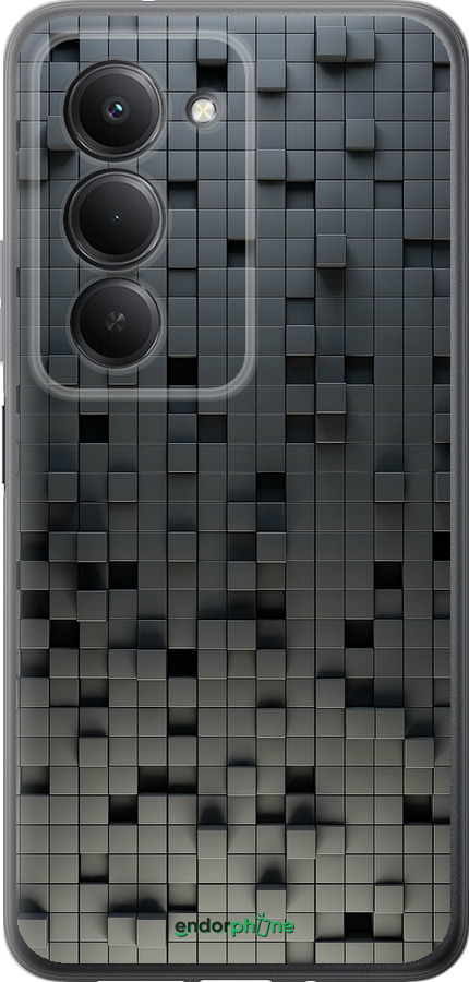 Силиконовый чехол Кубики для Xiaomi Redmi 15 4G - 1061u-4136 изображение 