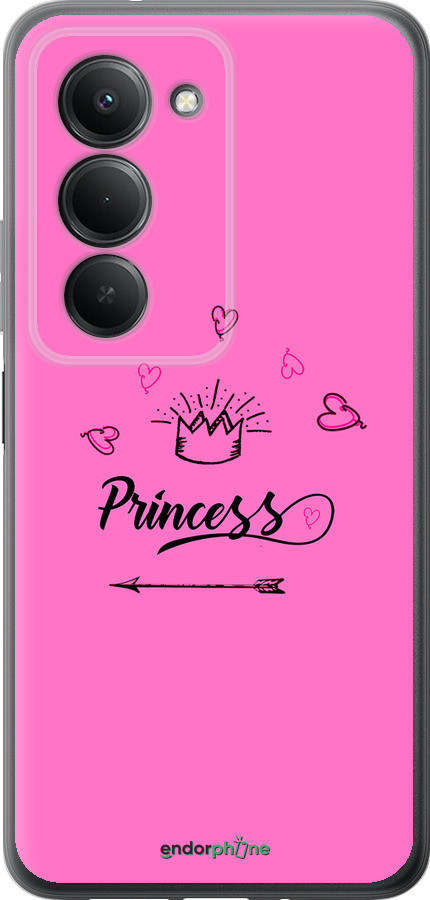 Силиконовый чехол Princess для Xiaomi Redmi 15 4G - 4361u-4136 изображение 