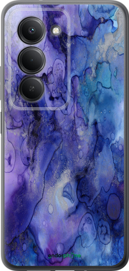 Силиконовый чехол Мрамор 7 для Xiaomi Redmi 15 4G - 4802u-4136 изображение 