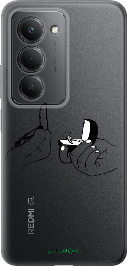 Силиконовый чехол Предложение для Xiaomi Redmi 15 4G - 4898u-4136 изображение 