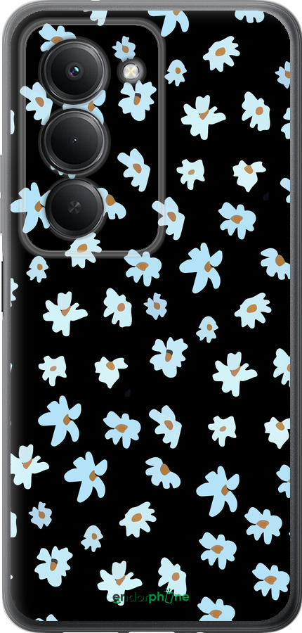 Силиконовый чехол Цветочный для Xiaomi Redmi 15 4G - 4900u-4136 изображение 