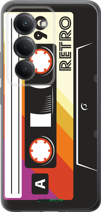 Силиконовый чехол Кассета с90 v4 для Xiaomi Redmi 15 4G - 5532u-4136 изображение 