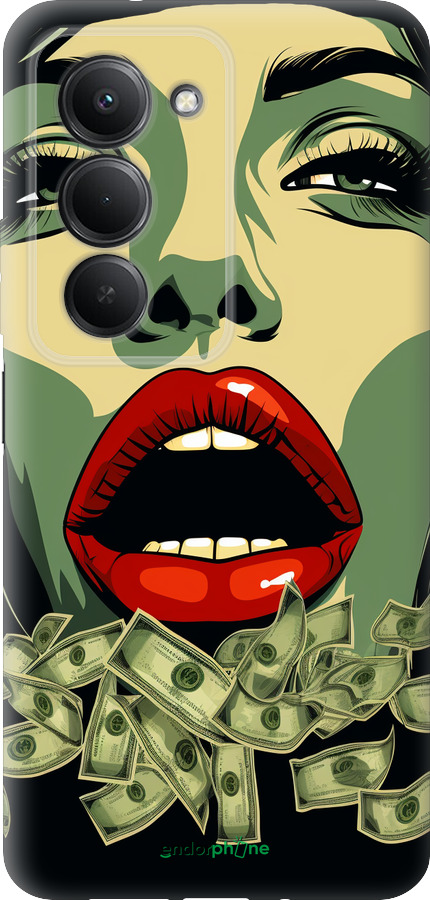 Силіконовий чехол Великі гроші 2 для Xiaomi Redmi 15 4G - 5668u-4136 изображение 