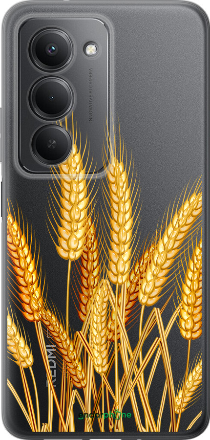 Силиконовый чехол Колоски пшеници для Xiaomi Redmi 15 4G - 5866u-4136 изображение 