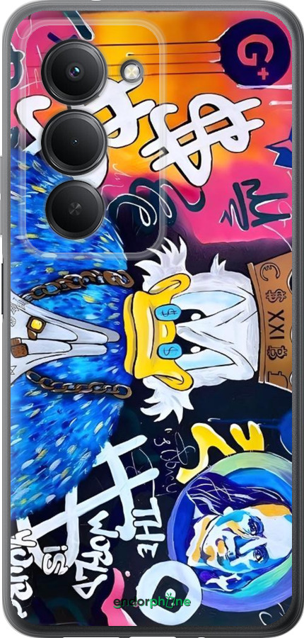 Силиконовый чехол Скрудж 2 для Xiaomi Redmi 15 4G - 6285u-4136 изображение 