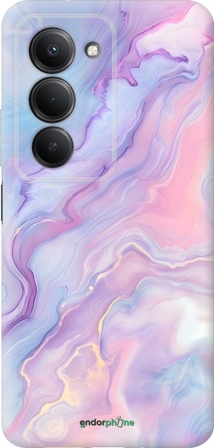 Силиконовый чехол Нежный мрамор для Xiaomi Redmi 15 4G - 6310u-4136 изображение 
