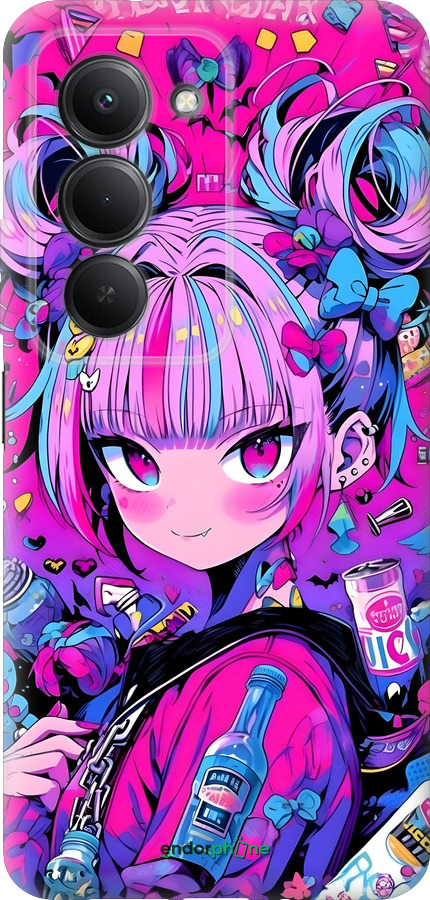 Силиконовый чехол Аниме милаха для Xiaomi Redmi 15 4G - 6314u-4136 изображение 
