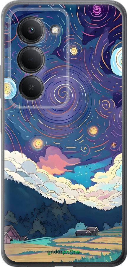 Силиконовый чехол Креативный арт для Xiaomi Redmi 15 4G - 6322u-4136 изображение 