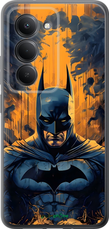 Силиконовый чехол Бэтмен для Xiaomi Redmi 15 4G - 6335u-4136 изображение 