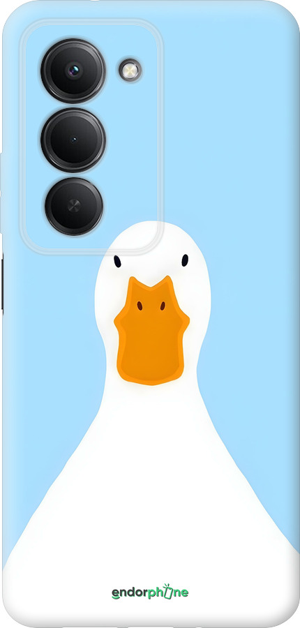 Силиконовый чехол Гусь для Xiaomi Redmi 15 4G - 6350u-4136 изображение 