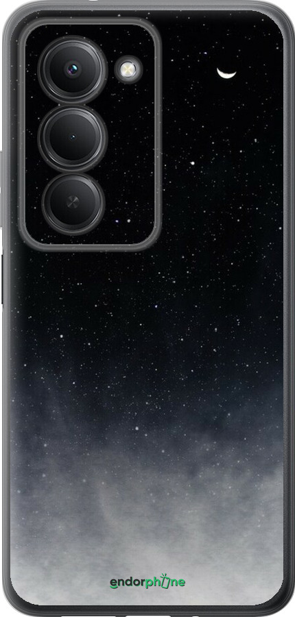 Силиконовый чехол Сині хмари, Синій місяць для Xiaomi Redmi 15 4G - 6396u-4136 изображение 