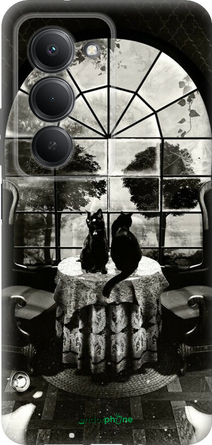 Силіконовий чехол Череп та коти для Xiaomi Redmi 15 4G - 6432u-4136 изображение 