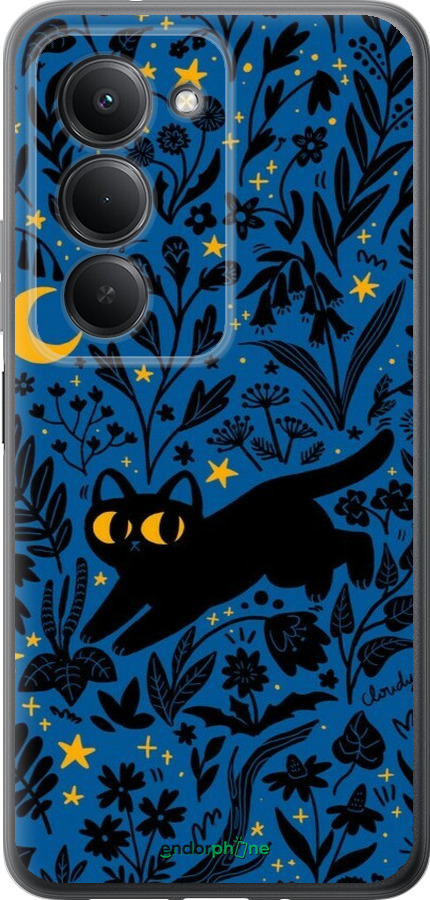 Силиконовый чехол Летняя ночь для Xiaomi Redmi 15 4G - 6472u-4136 изображение 