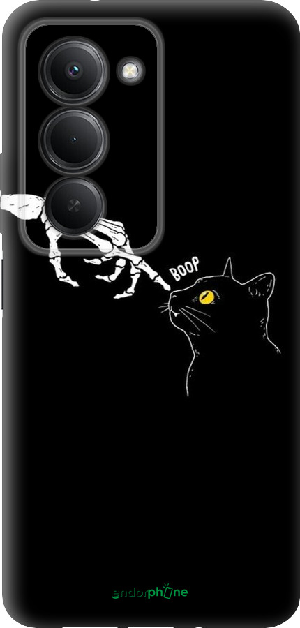 Силіконовий чехол Кішка для Xiaomi Redmi 15 4G - 6505u-4136 изображение 