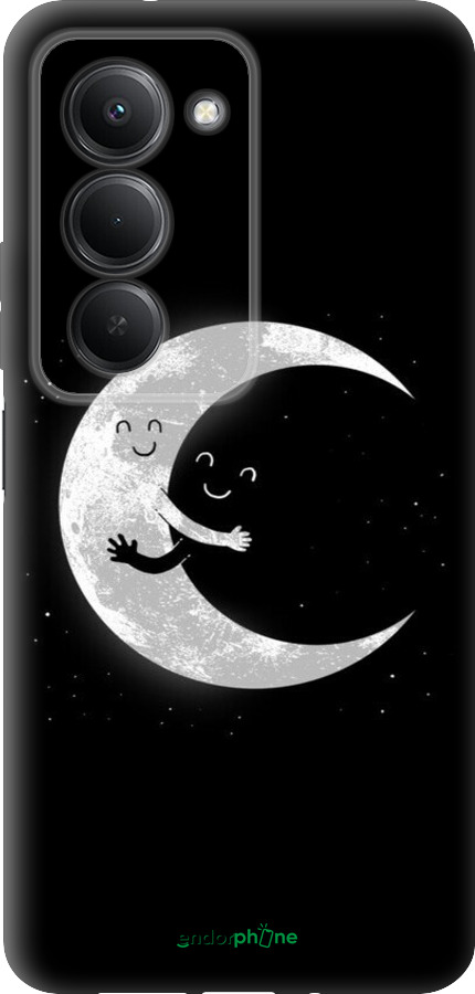 Силіконовий чехол Місячні обійми для Xiaomi Redmi 15 4G - 6508u-4136 изображение 