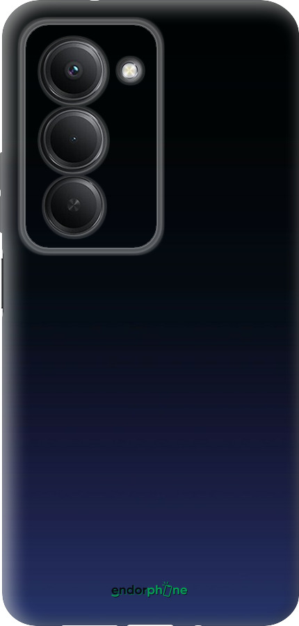 Силіконовий чехол Градієнт у темно-синьому стилі для Xiaomi Redmi 15 4G - 6542u-4136 изображение 