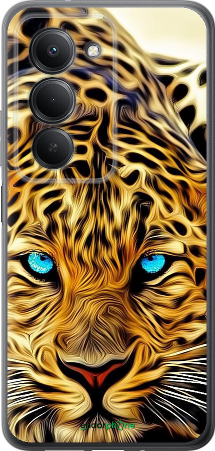 Силиконовый чехол Леопард для Xiaomi Redmi 15 4G - 6611u-4136 изображение 