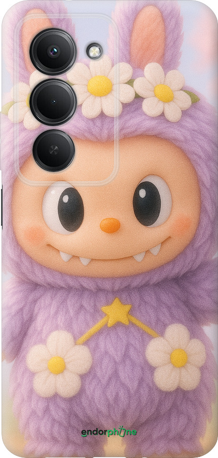 Силиконовый чехол Лабубу 1 для Xiaomi Redmi 15 4G - 6709u-4136 изображение 