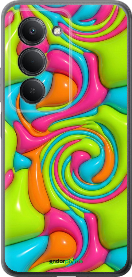 Силиконовый чехол Y2K Jelly Dream для Xiaomi Redmi 15 4G - 6780u-4136 изображение 