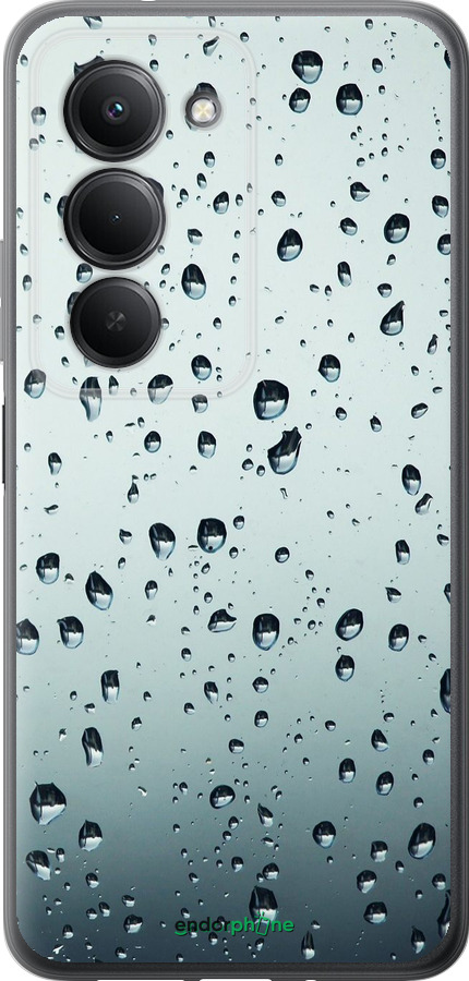 Силиконовый чехол Стекло в каплях для Xiaomi Redmi 15 4G - 848u-4136 изображение 