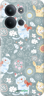 Силиконовый чехол Котята v3 для Xiaomi POCO C85 4G - 1223u-4233 изображение 