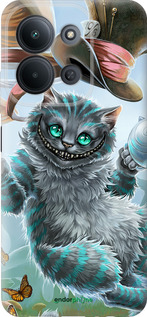 Силиконовый чехол Чеширский кот 2 для Xiaomi Redmi 15C 4G - 3993u-4095 изображение 