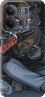 Силіконовий чехол gamer cat для Xiaomi Redmi 15C 4G - 4140u-4095 изображение 