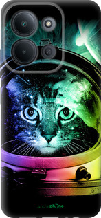 Силиконовый чехол Кот-астронавт для Xiaomi POCO C85 4G - 4154u-4233 изображение 