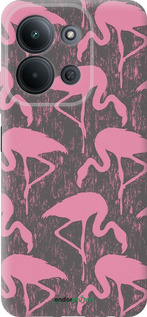 Силиконовый чехол Vintage-Flamingos для Xiaomi POCO C85 4G - 4171u-4233 изображение 