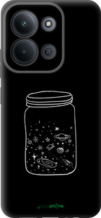 Силиконовый чехол Космос в банке для Xiaomi POCO C85 4G - 4297u-4233 изображение 