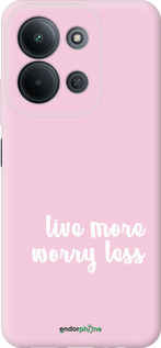 Силиконовый чехол Живи больше для Xiaomi POCO C85 4G - 4347u-4233 изображение 