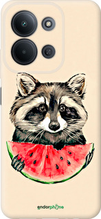 Силіконовий чехол Єнотик з кавуном для Xiaomi POCO C85 4G - 4605u-4233 изображение 