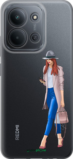 Силиконовый чехол Девушка 1 для Xiaomi Redmi 15C 4G - 4751u-4095 изображение 