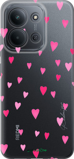 Силиконовый чехол Сердечки 2 для Xiaomi POCO C85 4G - 4763u-4233 изображение 