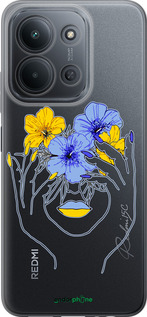 Силиконовый чехол Девушка v4 для Xiaomi POCO C85 4G - 5276u-4233 изображение 