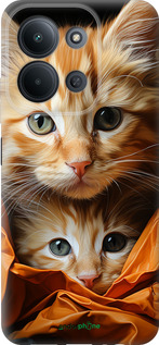 Силіконовий чехол Котики 2 для Xiaomi Redmi 15C 4G - 5664u-4095 изображение 