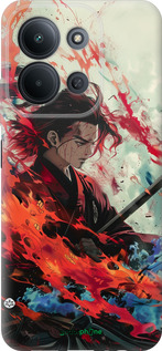 Силіконовий чехол Битва стихій для Xiaomi Redmi 15C 4G - 6110u-4095 изображение 