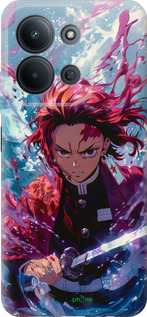 Силіконовий чехол Танджиро Камадо: Клинок, що розсікає демонів для Xiaomi Redmi 15C 4G - 6111u-4095 изображение 