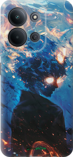 Силиконовый чехол Сатору Годжо для Xiaomi POCO C85 4G - 6129u-4233 изображение 