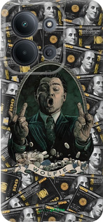 Силиконовый чехол Волк с валл стрит для Xiaomi POCO C85 4G - 6287u-4233 изображение 