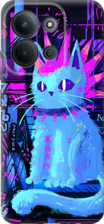 Силиконовый чехол Кот панк для Xiaomi POCO C85 4G - 6311u-4233 изображение 
