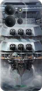 Силиконовый чехол Линкор, world of tanks, wargaming, военный корабль для Xiaomi Redmi 15C 4G - 6453u-4095 изображение 