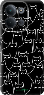 Силиконовый чехол С изображением кошек для Xiaomi POCO C85 4G - 6470u-4233 изображение 